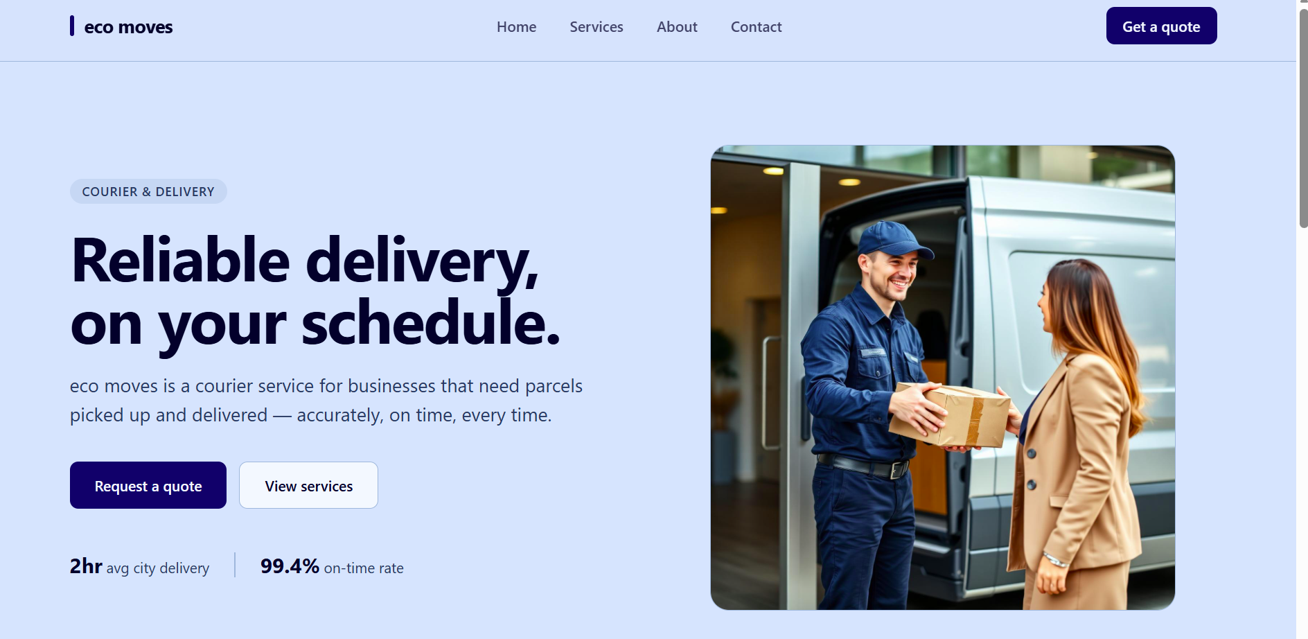 eco moves — Courier & delivery